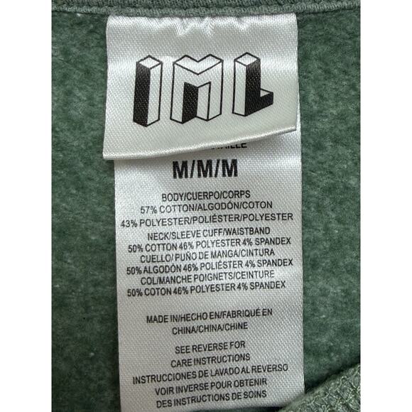 Women’s Sweatshirt Sz M Sage Green Plants Gardening Graphic Long Sleeve Casual - Picture 7 of 11